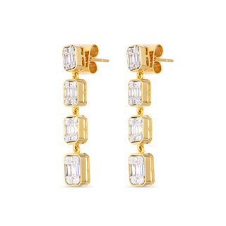 Baguette Diamond Earrings