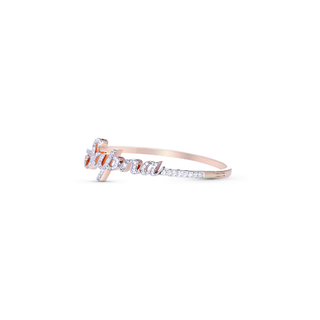 Diamond Script Cuff