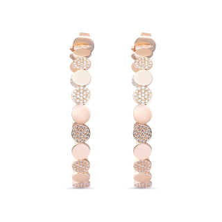 Diamond Disco Hoops